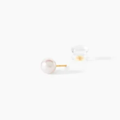 Marc Orian Boucles D'Oreilles Mariage|Boucles D'Oreilles Perle > Boucles D'oreilles Puces Kesya Or Jaune
