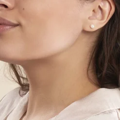 Marc Orian Boucles D'Oreilles Mariage|Boucles D'Oreilles Perle > Boucles D'oreilles Puces Kesya Or Jaune