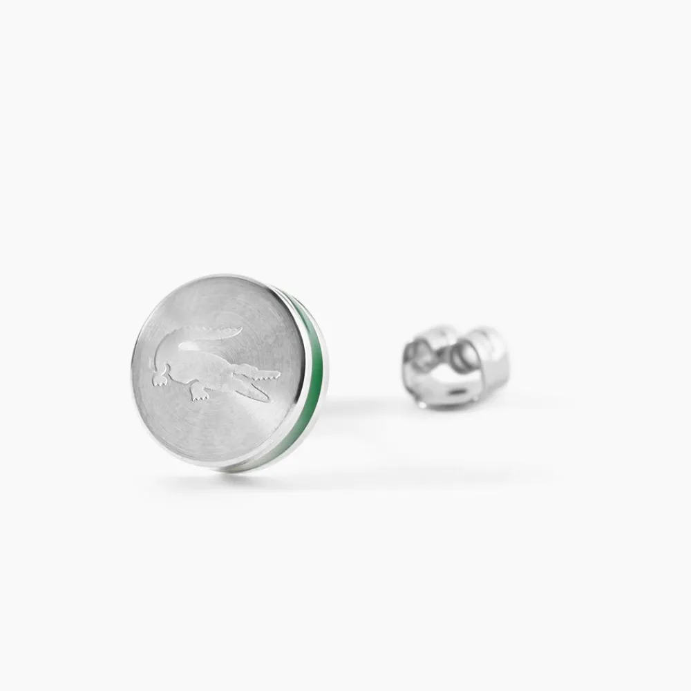 LACOSTE BIJOUX Bijoux Homme|Boucles D'Oreilles Acier Inoxydable > Boucles D'Oreilles Puces Lacoste Baseline Acier