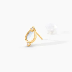 Marc Orian Idées Cadeaux Femme|Boucles D'Oreilles Or > Boucles D'Oreilles Puces Luminea Or Jaune Nacre Oxyde De Zirconium