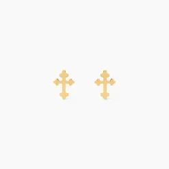 Boucles D'Oreilles Puces Lyndon Or Jaune