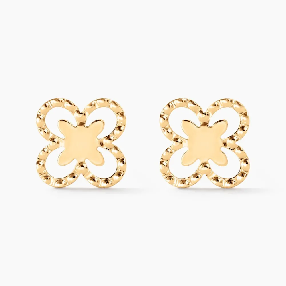 Marc Orian Boucles D'Oreilles Fleur|Boucles D'Oreilles Or > Boucles D'Oreilles Puces Lyss Or Jaune