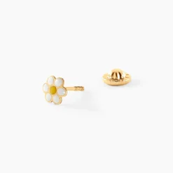 Boucles D'oreilles Puces Marigold Or Jaune