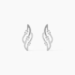 Marc Orian Pendantes|Bijoux Or > Boucles D'oreilles Puces Marnie Or Blanc Diamant