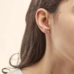 Marc Orian Cadeaux Mariage|Bijoux Diamant > Boucles D'oreilles Puces Nevena Or Blanc Diamant
