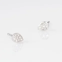 Marc Orian Cadeaux Mariage|Bijoux Diamant > Boucles D'oreilles Puces Nevena Or Blanc Diamant