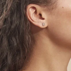 Marc Orian Cadeaux Mariage|Bijoux Diamant > Boucles D'oreilles Puces Nid D'amour Or Blanc Diamant