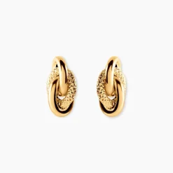 Boucles D'oreilles Puces Niko Or Jaune