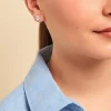 Marc Orian Boucles D'Oreilles Fleur|Boucles D'Oreilles Argent > Boucles D'oreilles Puces Niva Argent Blanc