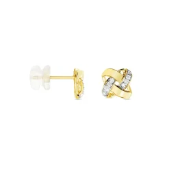 Marc Orian Cadeaux Mariage|Bijoux Diamant > Boucles D'oreilles Puces Nyree Or Jaune Diamant