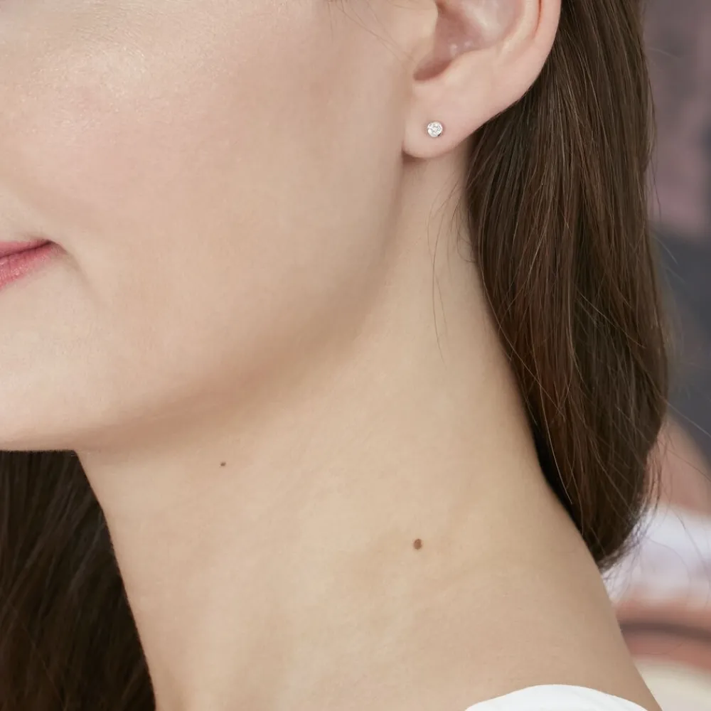Marc Orian Boucles D'Oreilles Mariage|Bijoux Diamant > Boucles D'oreilles Puces Ofelia Or Blanc Diamant