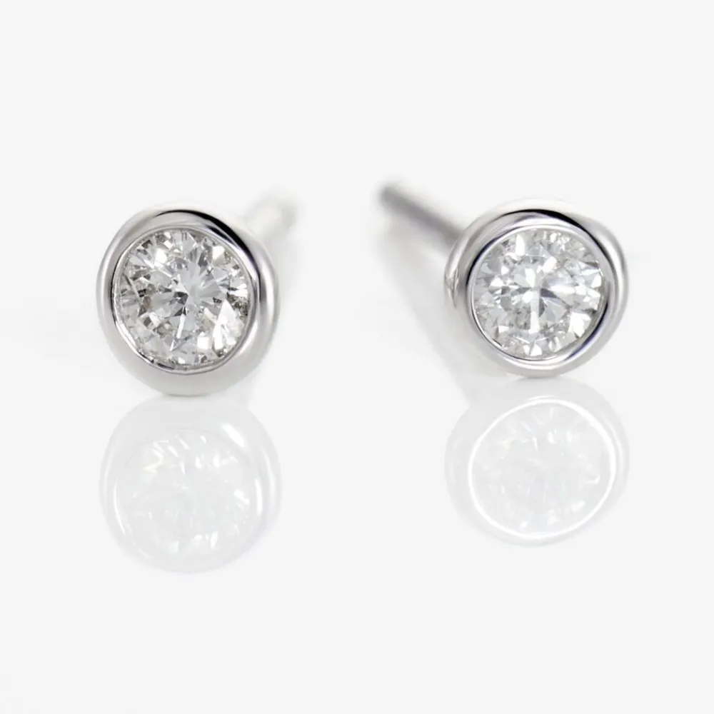Marc Orian Boucles D'Oreilles Mariage|Bijoux Diamant > Boucles D'oreilles Puces Ofelia Or Blanc Diamant