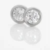 Marc Orian Bijoux Or|Boucles D'Oreilles Mariage > Boucles D'oreilles Puces Ofelia Or Blanc Diamant