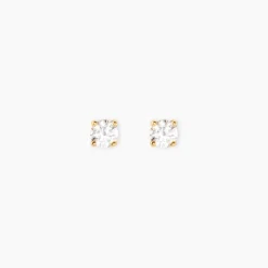 Marc Orian Cadeaux Mariage|Bijoux Or > Boucles D'Oreilles Puces One Or Jaune Diamants