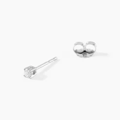 Marc Orian Parures De Mariage|Boucles D'Oreilles Mariage > Boucles D'Oreilles Puces One Or Blanc Diamants