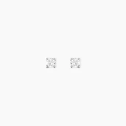 Marc Orian Parures De Mariage|Boucles D'Oreilles Mariage > Boucles D'Oreilles Puces One Or Blanc Diamants
