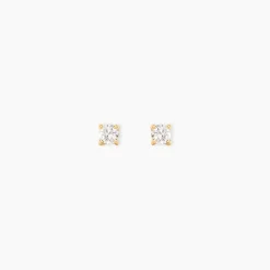 Marc Orian Cadeaux Mariage|Parures De Mariage > Boucles D'Oreilles Puces One Or Jaune Diamants