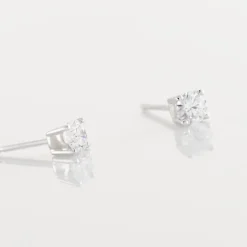 Marc Orian Anniversaire De Mariage|Bijoux Diamant > Boucles D'oreilles Puces Or Blanc Victoria Diamants