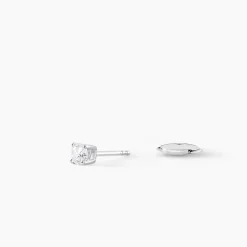 Marc Orian Anniversaire De Mariage|Bijoux Diamant > Boucles D'oreilles Puces Or Blanc Victoria Diamants