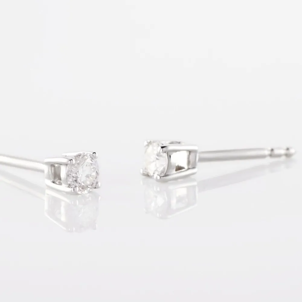 Marc Orian Anniversaire De Mariage|Boucles D'Oreilles > Boucles D'oreilles Puces Or Blanc Victoria Diamants
