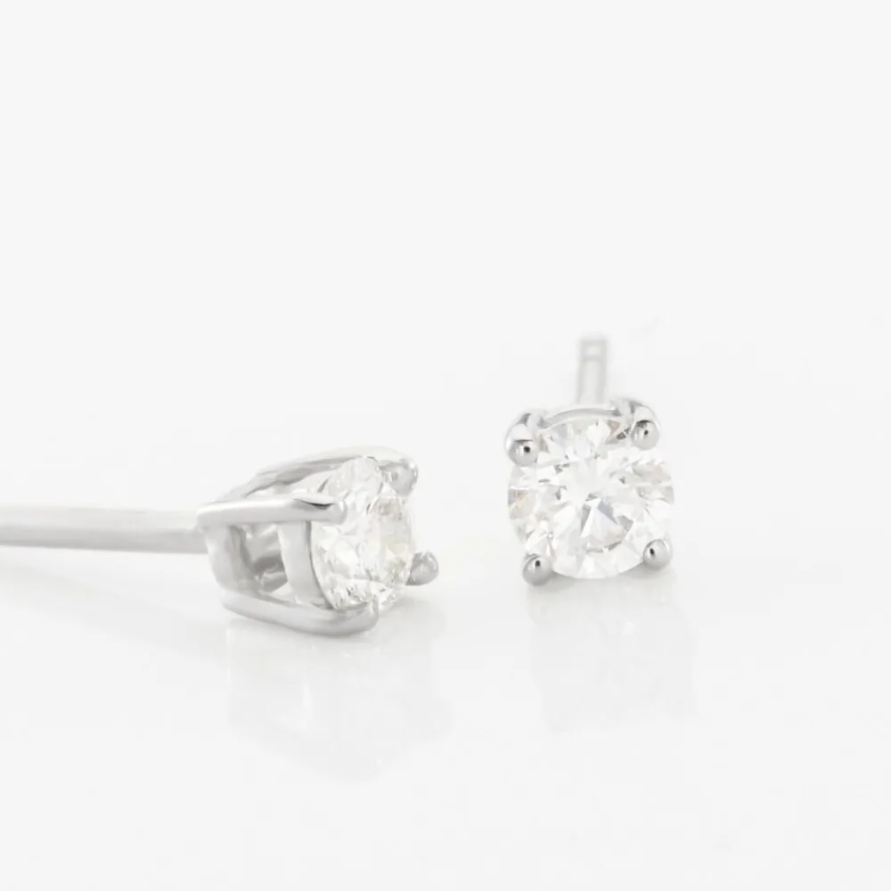 Marc Orian Anniversaire De Mariage|Bijoux Diamant > Boucles D'oreilles Puces Or Blanc Victoria Diamants