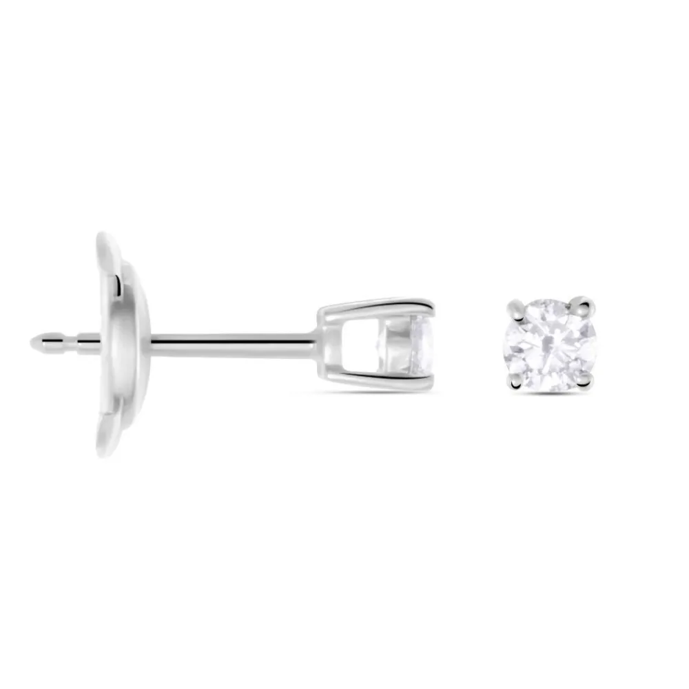 Marc Orian Anniversaire De Mariage|Bijoux Diamant > Boucles D'oreilles Puces Or Blanc Victoria Diamants
