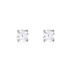 Marc Orian Anniversaire De Mariage|Bijoux Diamant > Boucles D'oreilles Puces Or Blanc Victoria Diamants