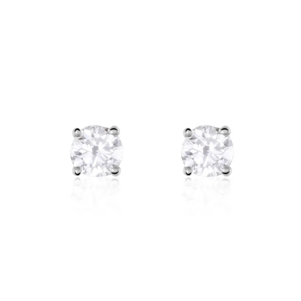 Marc Orian Anniversaire De Mariage|Bijoux Diamant > Boucles D'oreilles Puces Or Blanc Victoria Diamants