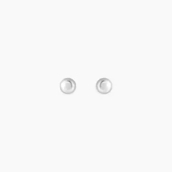 Boucles D'oreilles Puces Or Blanc Fidelia