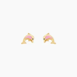 Boucles D'oreilles Puces Or Jaune Mael Smalto