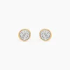 Marc Orian Parures De Mariage|Boucles D'Oreilles > Boucles D'oreilles Puces Or Jaune Diamants