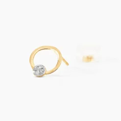 Marc Orian Bijoux Or|Bijoux Diamant > Boucles D'oreilles Puces Or Jaune Akiva Diamants