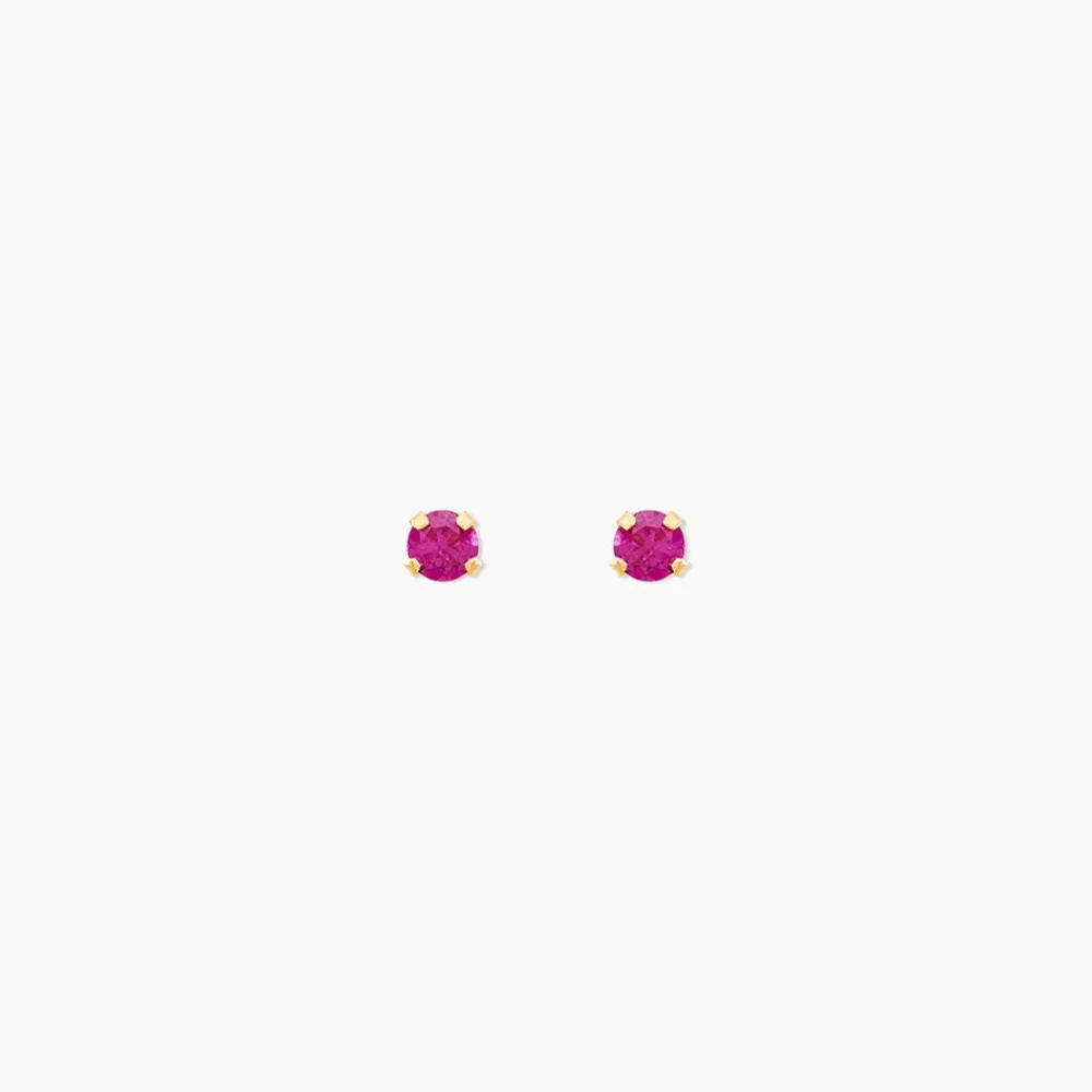 Marc Orian Bijoux Zirconium|Boucles D'Oreilles Or > Boucles D'oreilles Puces De Zirconium or jaune oxyde