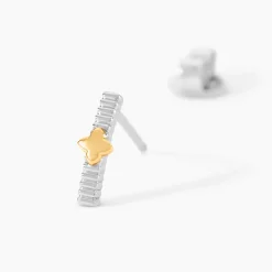 Marc Orian Idées Cadeaux Femme|Boucles D'Oreilles Femme > Boucles D'Oreilles Puces Or Jaune Argent Blanc