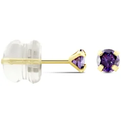 Marc Orian Bijoux Zirconium|Idées Cadeaux Femme > Boucles D'oreilles Puces De Zirconium or jaune oxyde