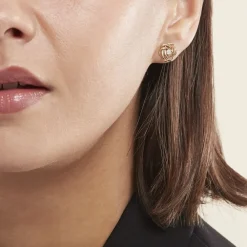 Marc Orian Parures De Mariage|Bijoux Diamant > Boucles D'oreilles Puces Or Jaune Abidemi Diamants