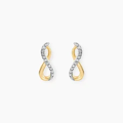 Boucles D'oreilles Puces Osanna Or Jaune Diamants