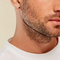 PHEBUS HIM Bijoux Homme|Boucles D'Oreilles Acier Inoxydable > Boucles D'oreilles Puces Classique Acier Blanc