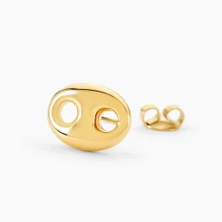 PHEBUS HIM Bijoux Homme|Boucles D'Oreilles Acier Inoxydable > Boucles D'oreilles Puces Acier Doré