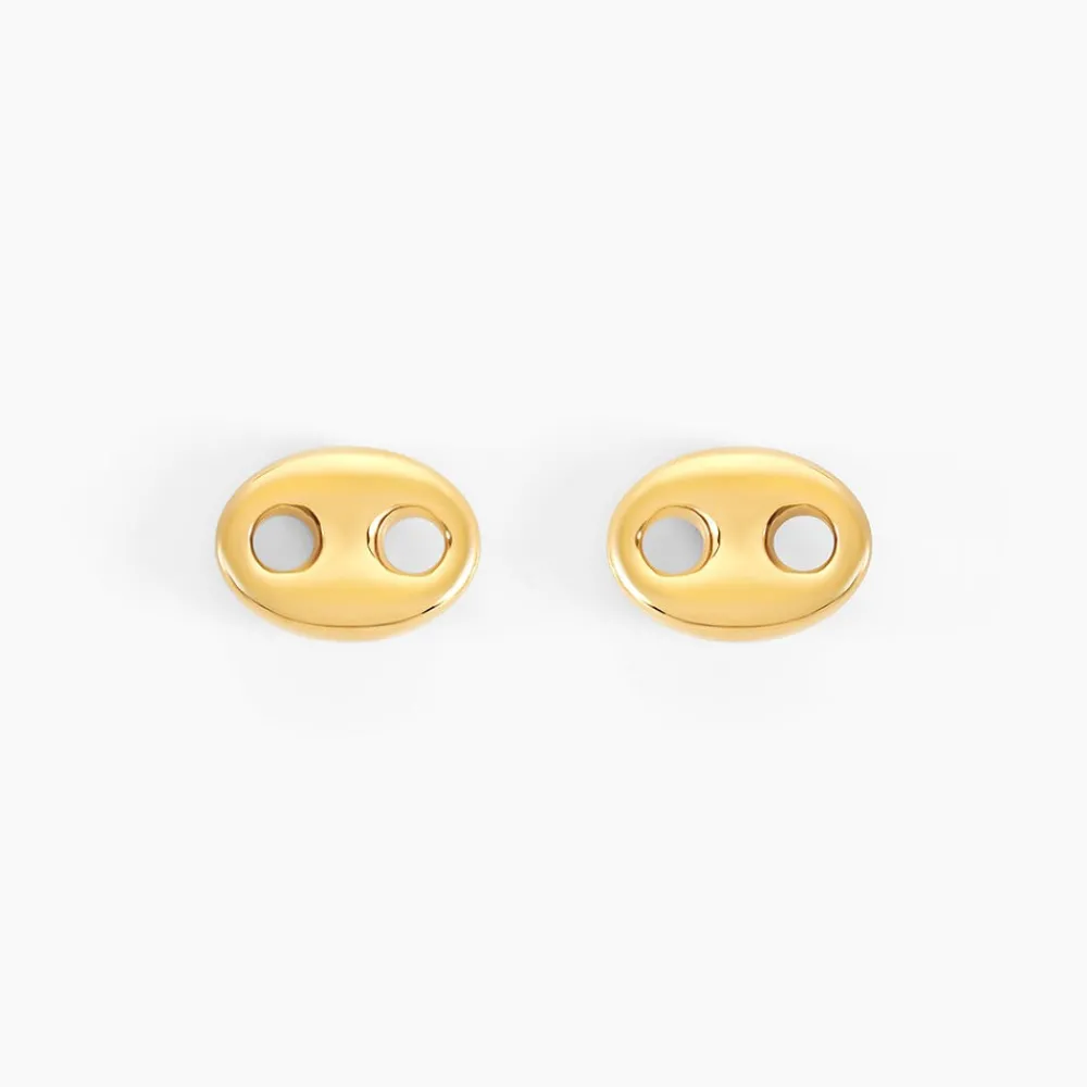 PHEBUS HIM Bijoux Homme|Boucles D'Oreilles Acier Inoxydable > Boucles D'oreilles Puces Acier Doré