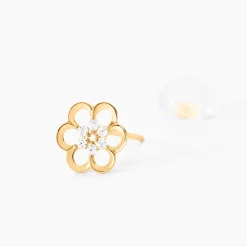 Marc Orian Boucles D'Oreilles Fleur|Boucles D'Oreilles Or > Boucles D'oreilles Puces Philine Fleur Or Jaune Oxyde De Zirconium