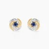 Marc Orian Anniversaire De Mariage|Boucles D'Oreilles Mariage > Boucles D'oreilles Puces Potentille Or Jaune Saphir