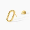 Marc Orian Boucles D'Oreilles Acier Inoxydable|Bijoux Acier Inoxydable > Boucles D'Oreilles Puces Ria Acier Jaune