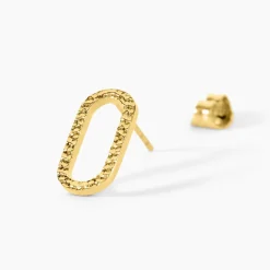 Marc Orian Boucles D'Oreilles Acier Inoxydable|Bijoux Acier Inoxydable > Boucles D'Oreilles Puces Ria Acier Jaune