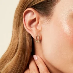 Marc Orian Boucles D'Oreilles Acier Inoxydable|Bijoux Acier Inoxydable > Boucles D'Oreilles Puces Ria Acier Jaune