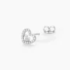 Marc Orian Bijoux Zirconium|Boucles D'Oreilles Argent > Boucles D'oreilles Puces Rizlene Argent Blanc Oxyde De Zirconium