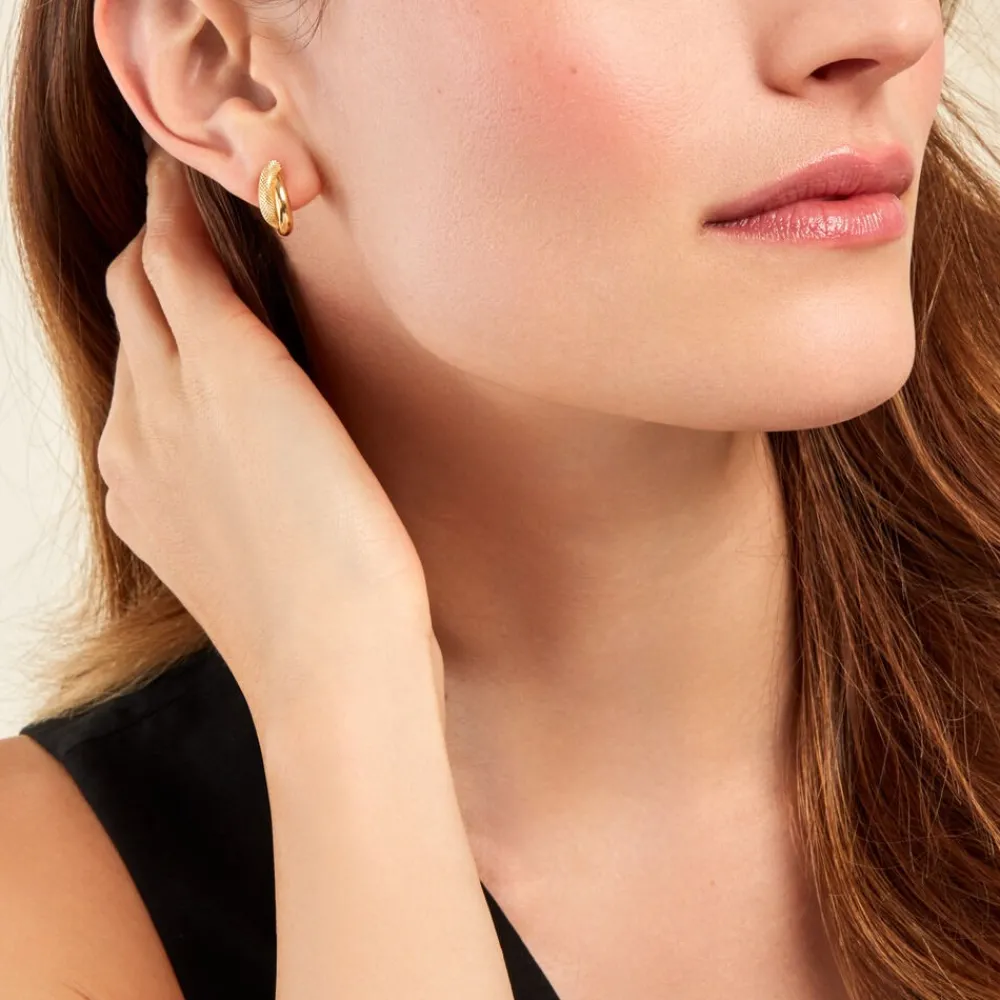 Marc Orian Idées Cadeaux Femme|Boucles D'Oreilles Femme > Boucles D'oreilles Puces Sawney Or Jaune