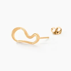 Boucles D'oreilles Puces Seyda Plaqué Or Jaune