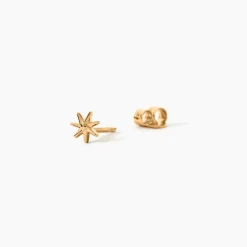 Boucles D'Oreilles Puces Shania Plaqué Or Jaune