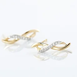 Marc Orian Pendantes|Bijoux Diamant > Boucles D'oreilles Puces Smina Or Jaune Diamant